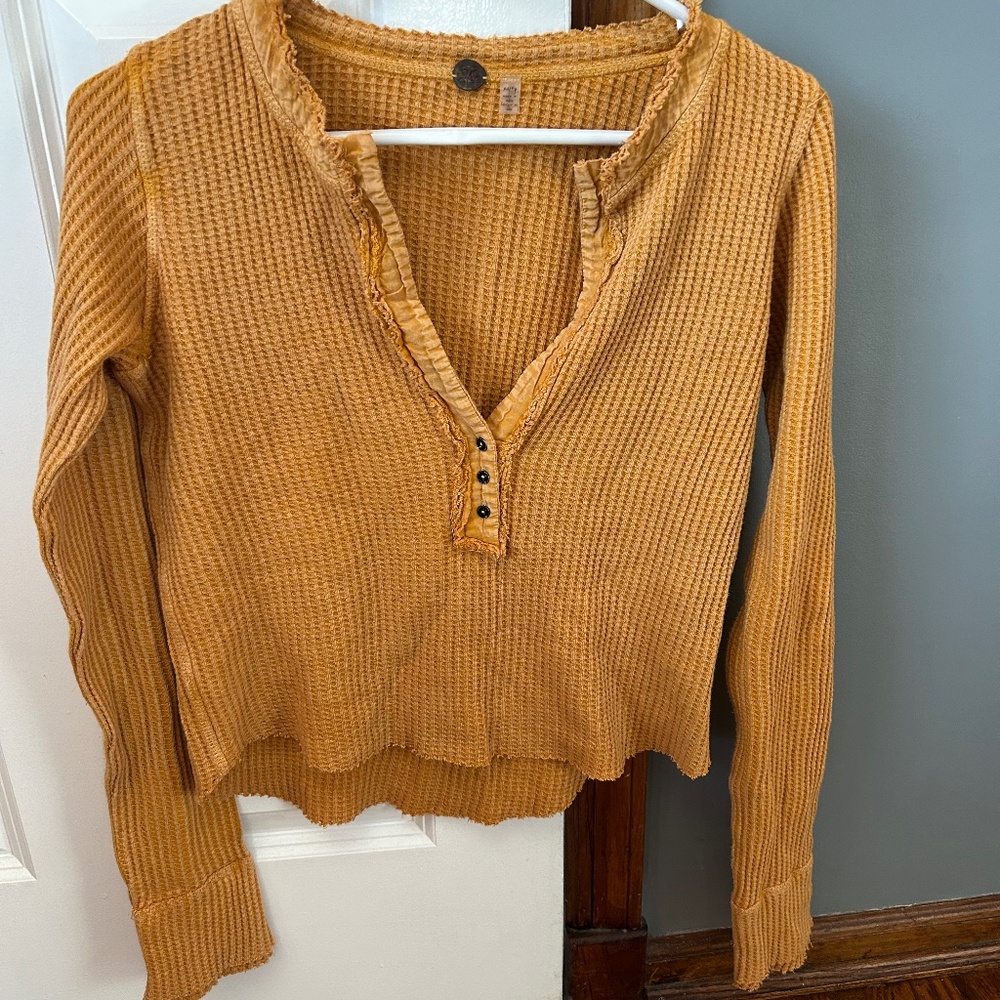 Free people colt thermal Henley nwt